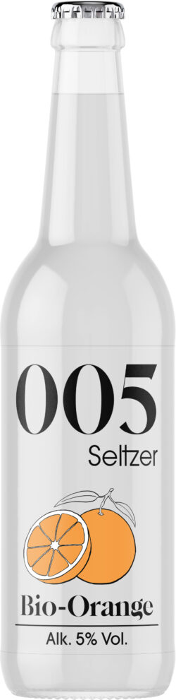 005 Seltzer Bio-Orange | , 5% Alkohol, Spritzig und natürlich aromatisiert 24 x 330ml