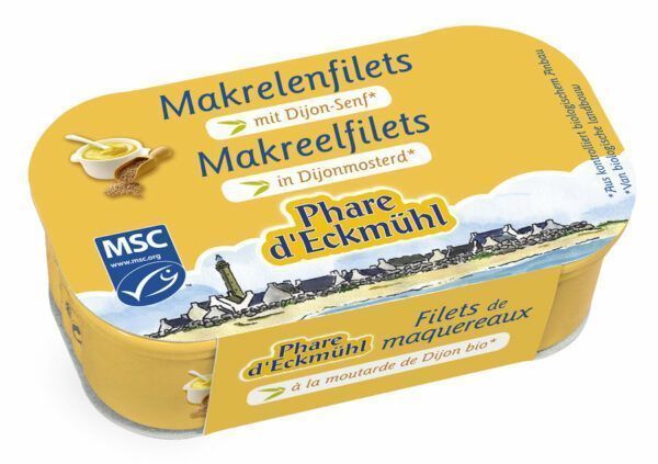 Phare d´Eckmühl Makrelenfilets MSC mit Dijon-Senf 12 x 113g