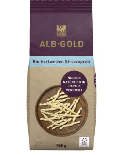 ALB-GOLD AG Bio Hartweizen Strozapretti (Papier) 8 x 500g