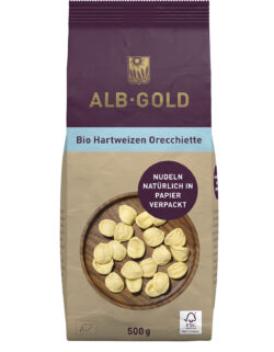 ALB-GOLD AG Bio Hartweizen Orechiette (Papier) 10 x 500g