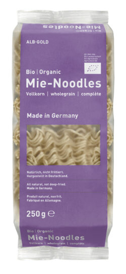 ALB-GOLD Bio Vollkorn Mie-Noodles 10 x 250g