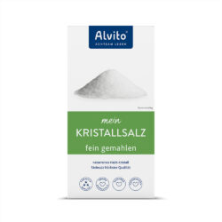 ALVITO - ACHTSAM LEBEN  Alvito KristallSalz 500g fein gemahlen weiße Qualität 500g