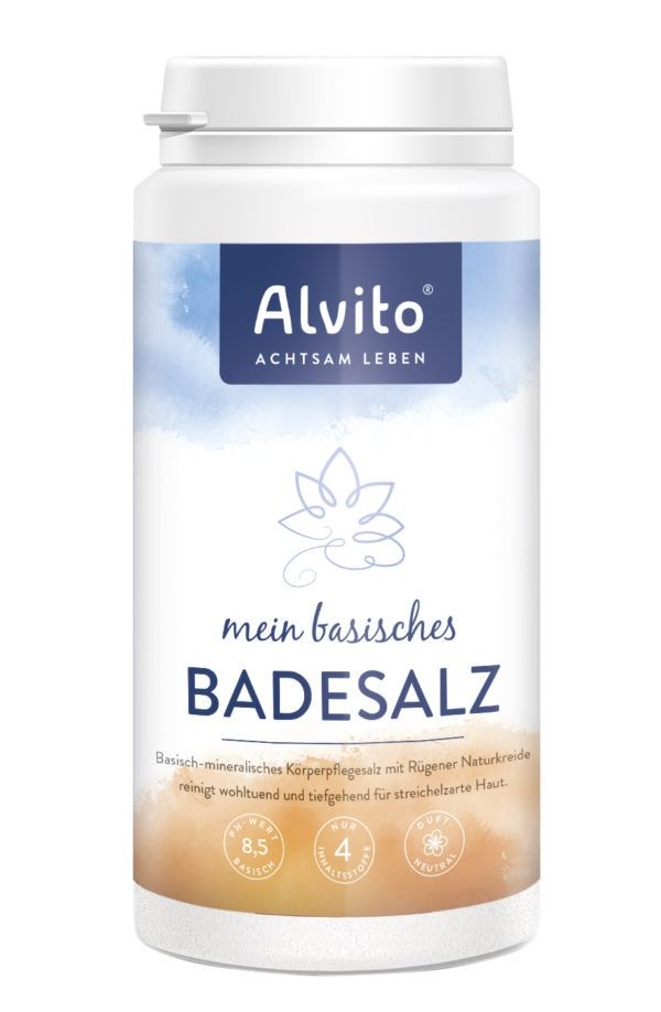 ALVITO - ACHTSAM LEBEN  Alvito basisches BadeSalz 4 x 400g