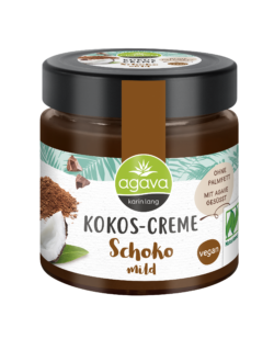 Agava Kokos-Creme, Schoko mild 6 x 200g