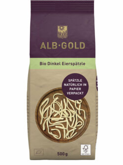 Albgold ALB-GOLD Bio Dinkel Eierspätzle 8 x 500g