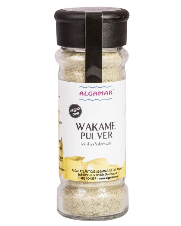Algamar Wakame Pulver (Algen- Würzer) 70g BIO 6 x 70g