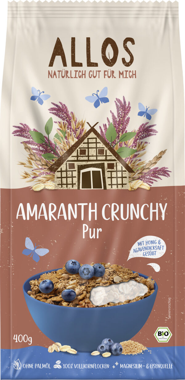 Allos Amaranth Crunchy Pur 6 x 400g