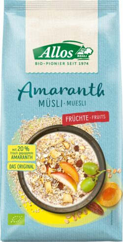 Allos Amaranth Früchte Müsli 5 x 1,5kg