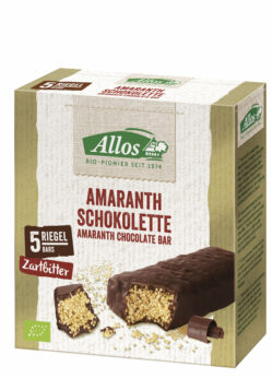 Allos Amaranth Schokolette-Zartbitter 5er Pack 10 x 140g