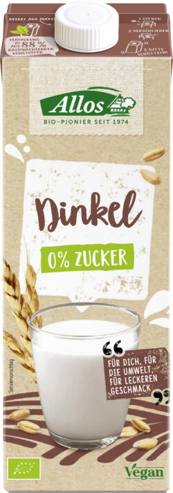 Allos Dinkel Drink 0% Zucker 1l
