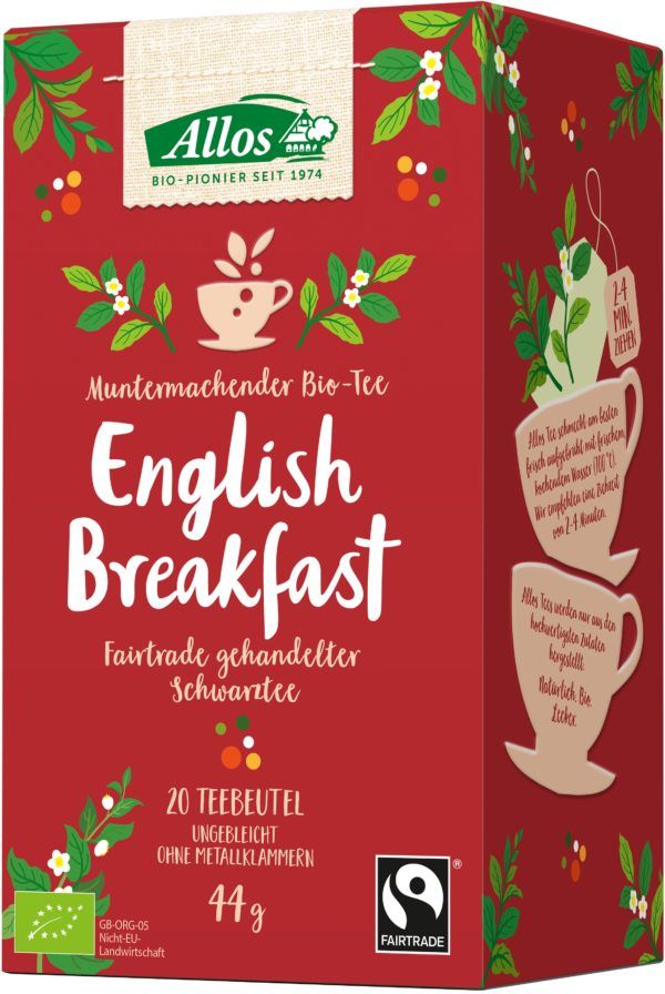 Allos English Breakfast Tee 4 x 44g