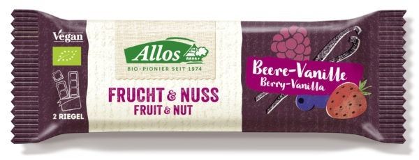 Allos Frucht & Nuss Beere-Vanille 16 x 50g
