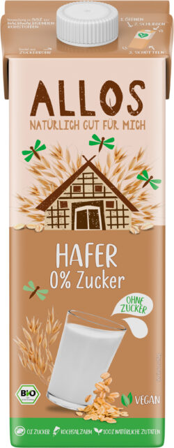 Allos Hafer 0% Zucker Drink 6 x 1l