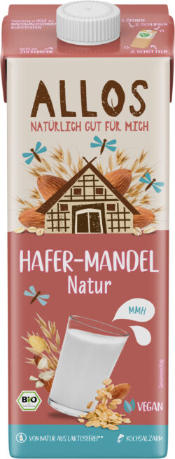 Allos Hafer-Mandel Natur Drink 6 x 1l