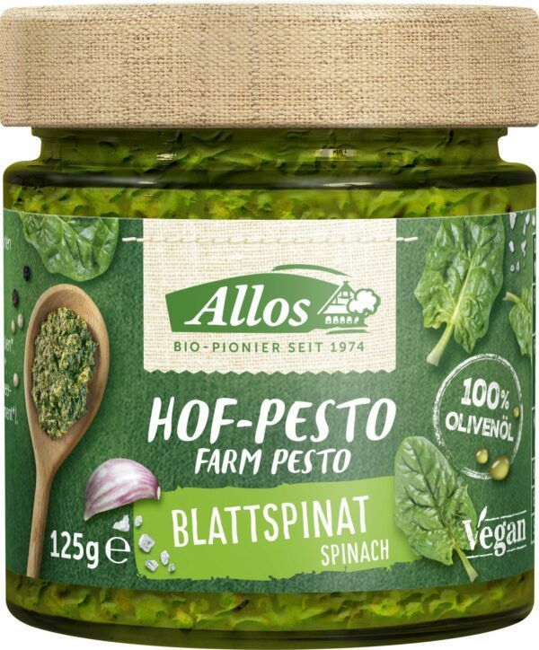 Allos Hof-Pesto Blattspinat 6 x 125g