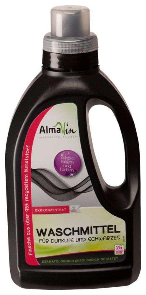 AlmaWin Waschmittel für Dunkles und Schwarzes 6 x 0,75l