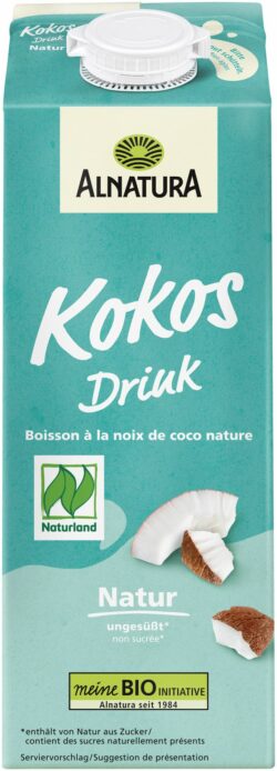 Alnatura Kokos Drink Natur 8 x 1l