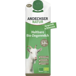 Andechser Natur Bio Ziegen-H-Milch 3,0% 12 x 1l
