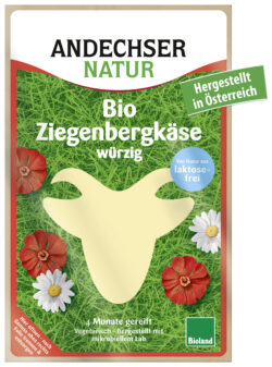 Andechser Natur Bio-Ziegenkäse 48% Scheiben 10 x 100g