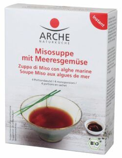 Arche Naturküche Misosuppe, Soupe miso aux algues de mer 6 x 60g
