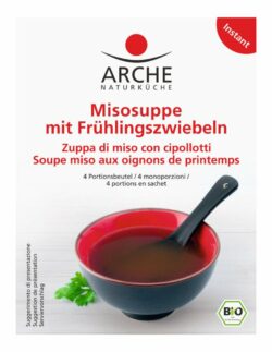 Arche Naturküche Soupe miso aux oignons de printemps 6 x 40g