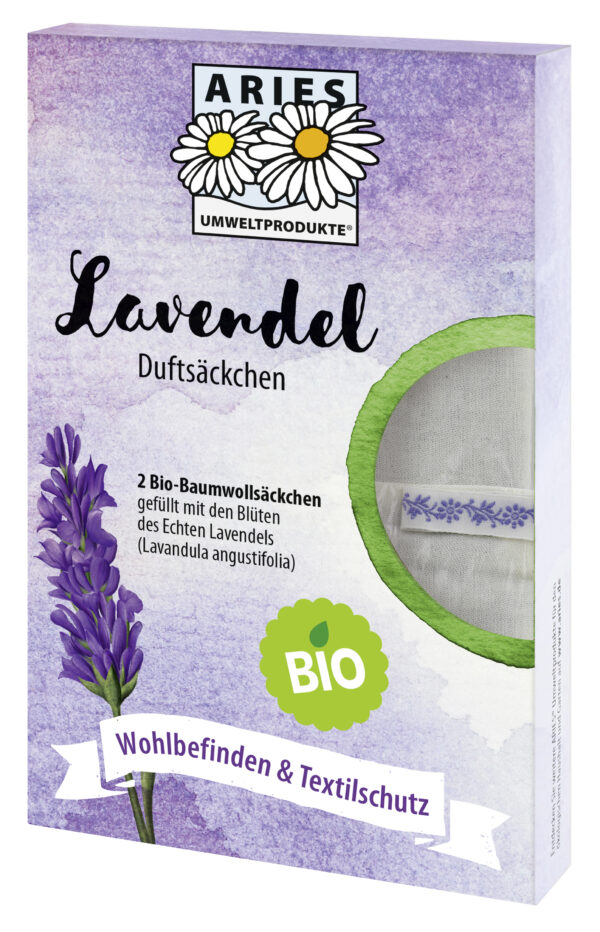 Aries Bio Lavendel Duftsäckchen 2Stück ***