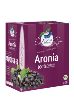 Aronia ORIGINAL Bio Aronia 100% Direktsaft 3l