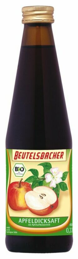 BEUTELSBACHER Bio Apfel-Dicksaft 12 x 0,33l