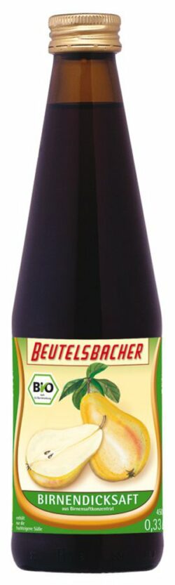 BEUTELSBACHER Bio Birnen-Dicksaft 0,33l
