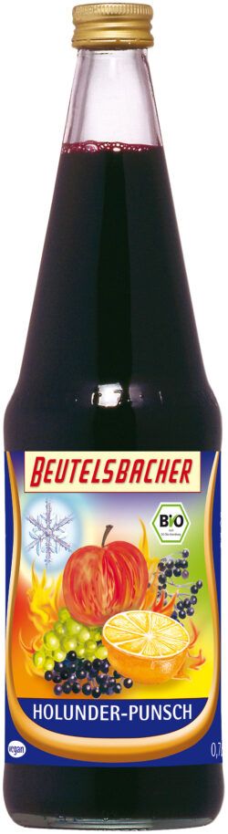 BEUTELSBACHER Bio Holunder-Punsch 6 x 0,75