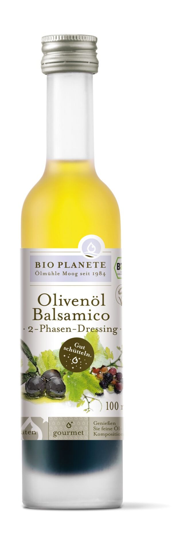 BIO PLANÈTE Olivenöl & Balsamico 2-Phasen-Dressing 0,1l