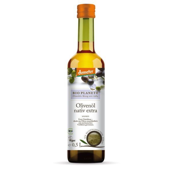 BIO PLANÈTE Demeter Olivenöl nativ extra 6 x 0,5l