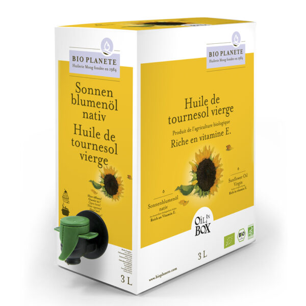 BIO PLANÈTE Sonnenblumenöl nativ OIL IN BOX 3l