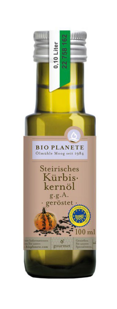 BIO PLANÈTE Steirisches Kürbiskernöl g.g.A. geröstet 4 x 0,1l
