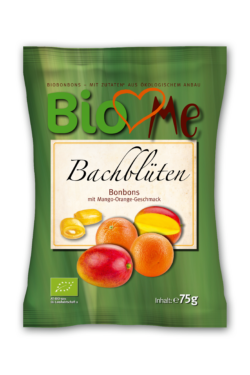 BIO loves Me Bachblüten Bonbons Mango-Orange 75g