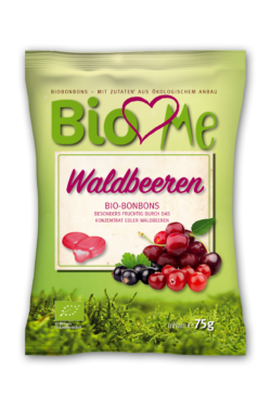 BIO loves Me Gefüllte Bio-Bonbons mit Waldbeere-Geschmack 15 x 75g