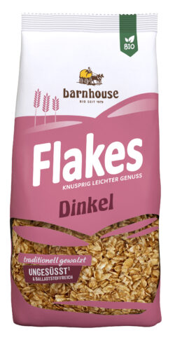 Barnhouse Dinkel Flakes 250g 6 x 200g