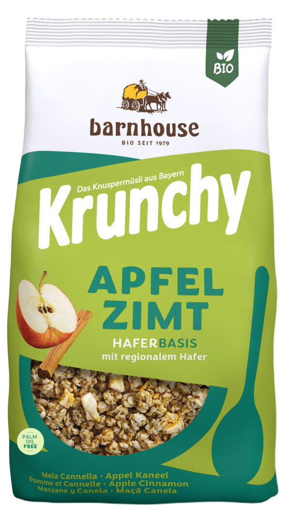 Barnhouse Krunchy Apfel-Zimt 6 x 375g