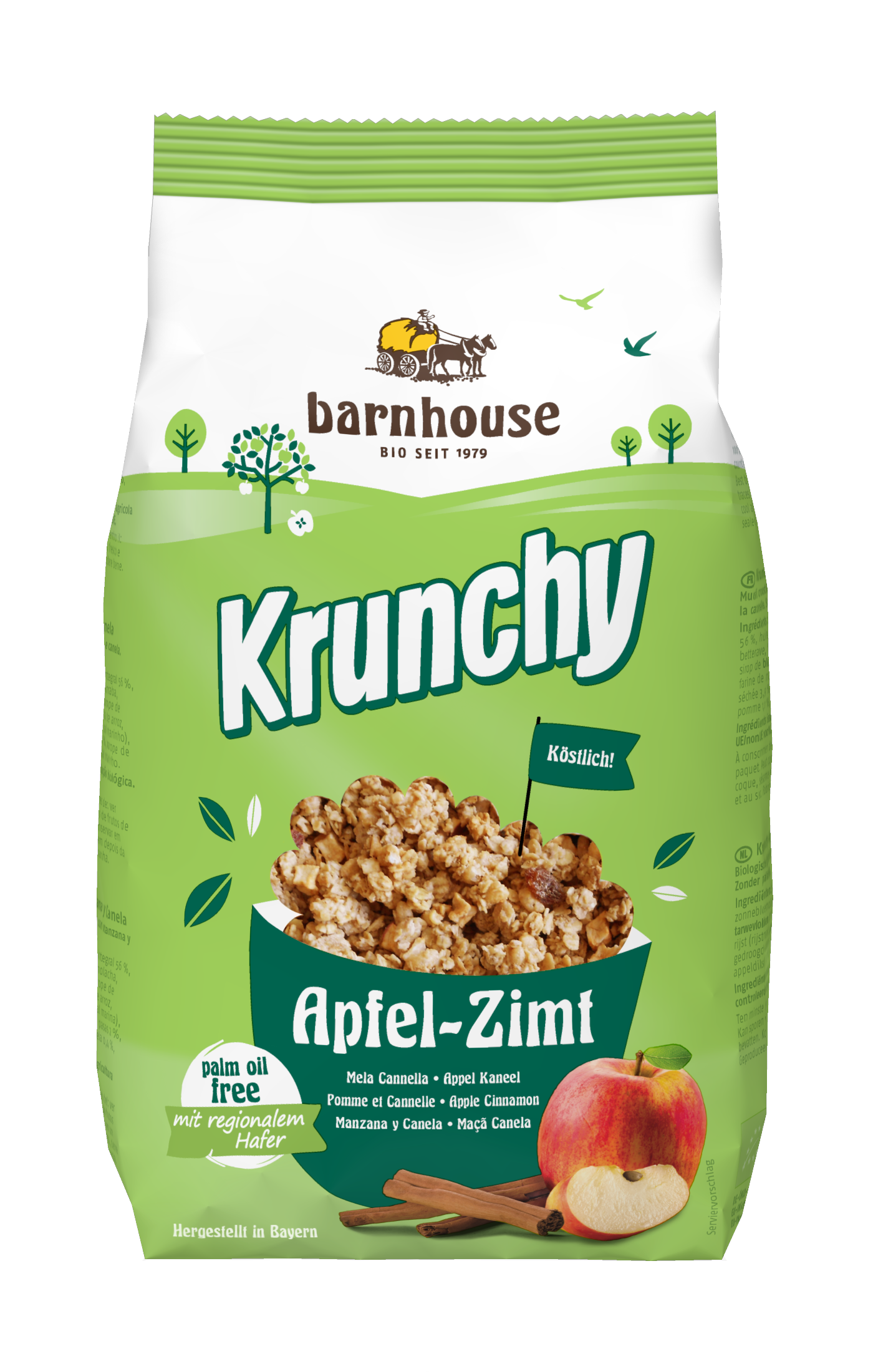 Barnhouse  Krunchy Apfel-Zimt 6 x 375g