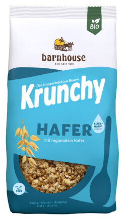 Barnhouse  Krunchy Hafer alternativ gesüßt 750g: frühere Sortenbezeichnung: Pur Hafer 6 x 750g
