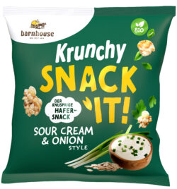 Barnhouse Krunchy Snack it! Sour Cream & Onion Style 150g