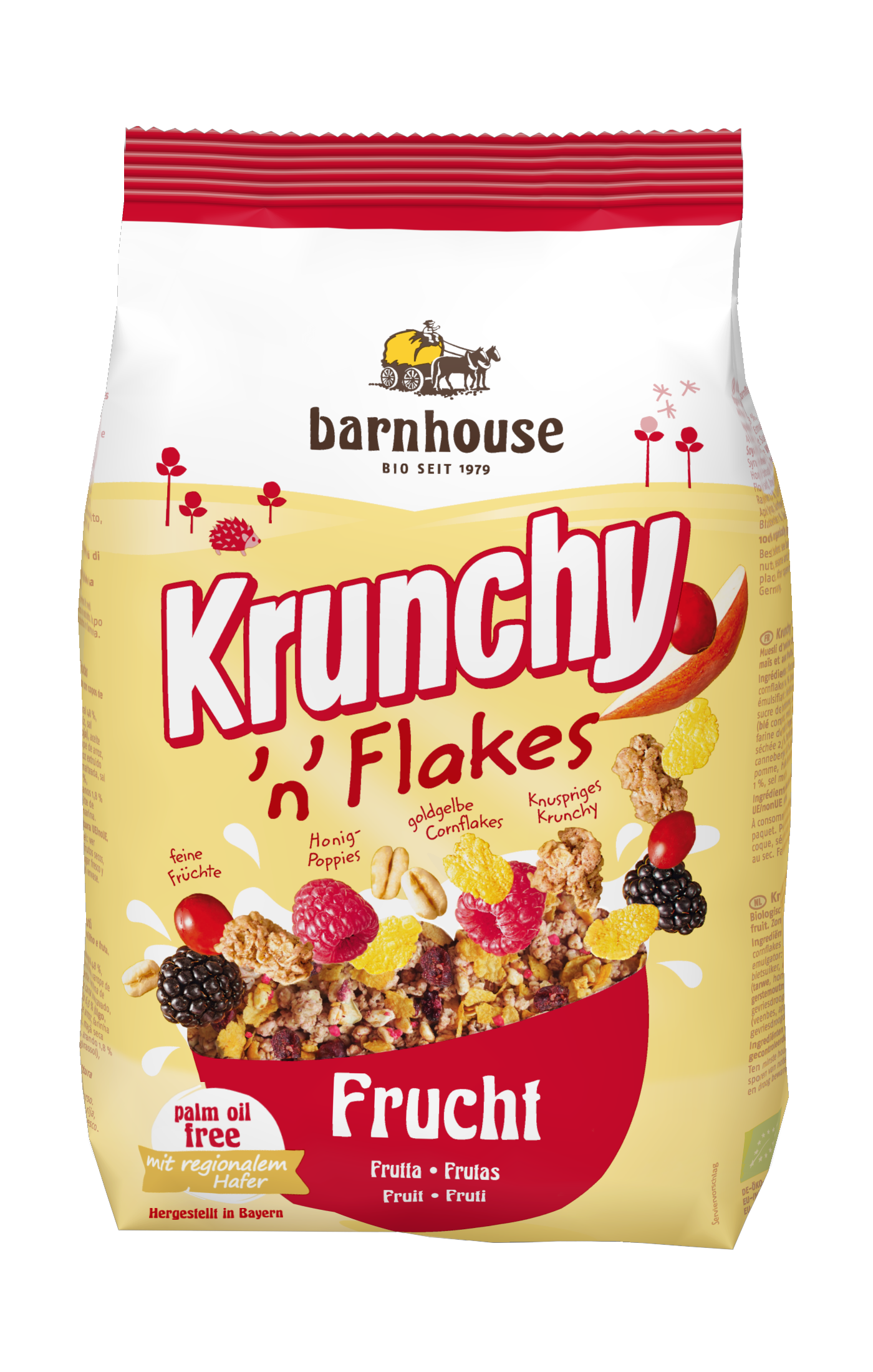 Barnhouse  Krunchy 'n' Flakes Frucht 6 x 375g