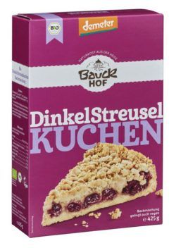 Bauckhof Dinkel Streuselkuchen Demeter 6 x 425g