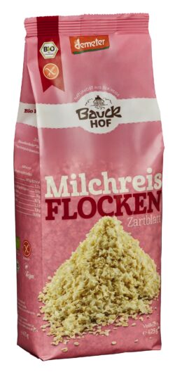 Bauckhof Milchreisflocken glutenfrei Demeter 6 x 425g
