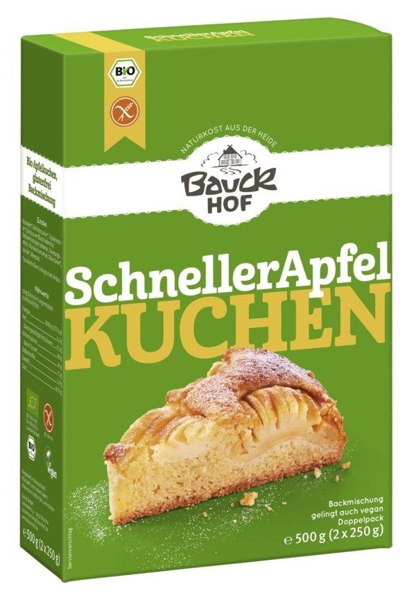 Bauckhof Schneller Apfelkuchen glutenfrei Bio 6 x 500g