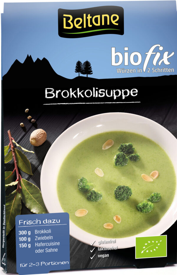 Beltane Biofix Brokkolisuppe, vegan, glutenfrei, lactosefrei 10 x 22,6g