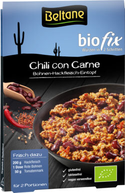 Beltane Biofix Chili con Carne, vegan, glutenfrei, lactosefrei 10 x 28g