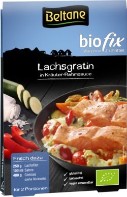 Beltane Biofix Lachsgratin, vegan, glutenfrei, lactosefrei 10 x 17,7g