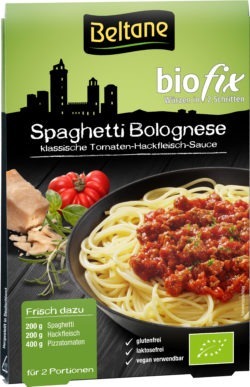 Beltane Biofix Spaghetti Bolognese, vegan, glutenfrei, lactosefrei 10 x 27g