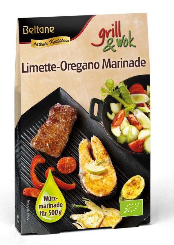 Beltane Grill&Wok Limette-Oregano Marinade 10er Tray 10 x 1St